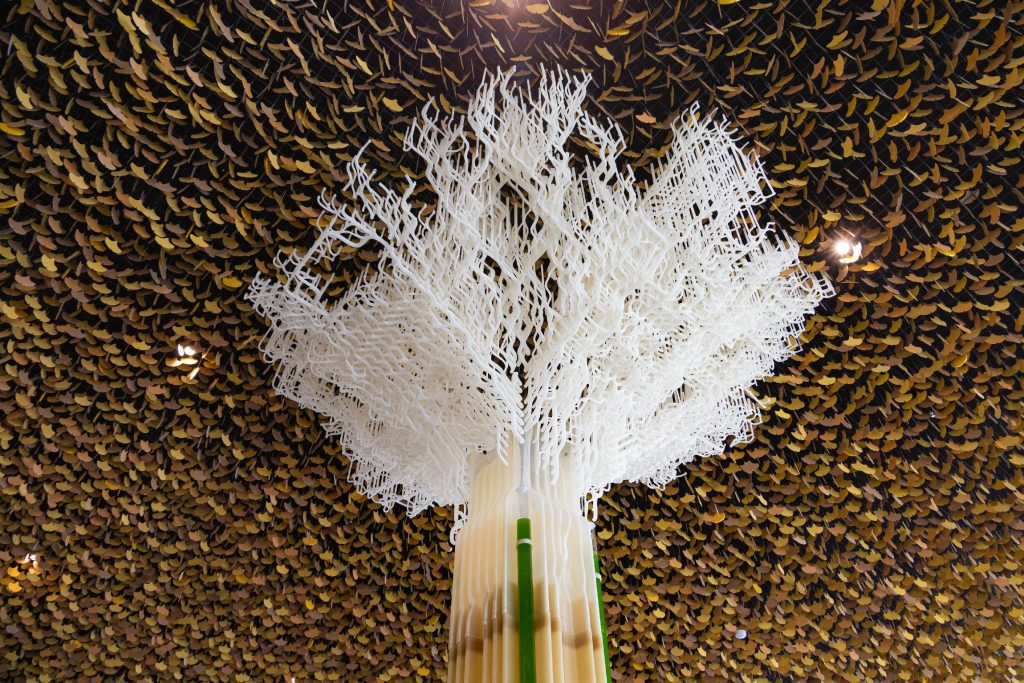 tree one the living carbon capturing sculpture designed by ai
